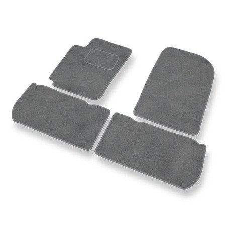 Tapetes de veludo para Citroen Xsara Picasso (1999-2011) - tapetes de carro - DGS Autodywan - cinza