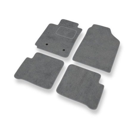 Tapetes de veludo para Toyota Corolla IX (2001-2009) - tapetes de carro - DGS Autodywan - cinza